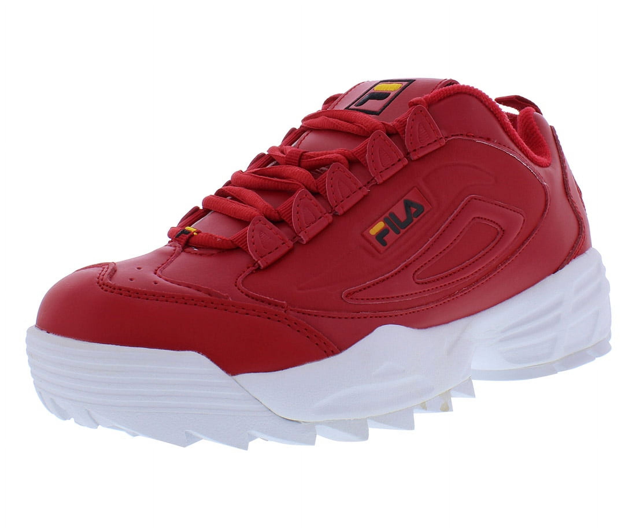 Fila Disruptor 3 Mens Shoes Size 7, Color: Red/Black/Gold Fusion