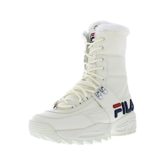 Fila Disruptor Boot Womens Shoes Size 5, Color: Cream/Navy/Red