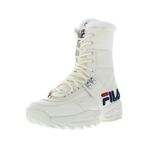 Fila Disruptor Boot Womens Shoes Size 9, Color: Cream/Navy/Red