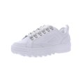 thumbnail image 1 of Fila Disruptor Court Women's Leather Chunky Athletic Sneaker White Size 6.5, 1 of 3