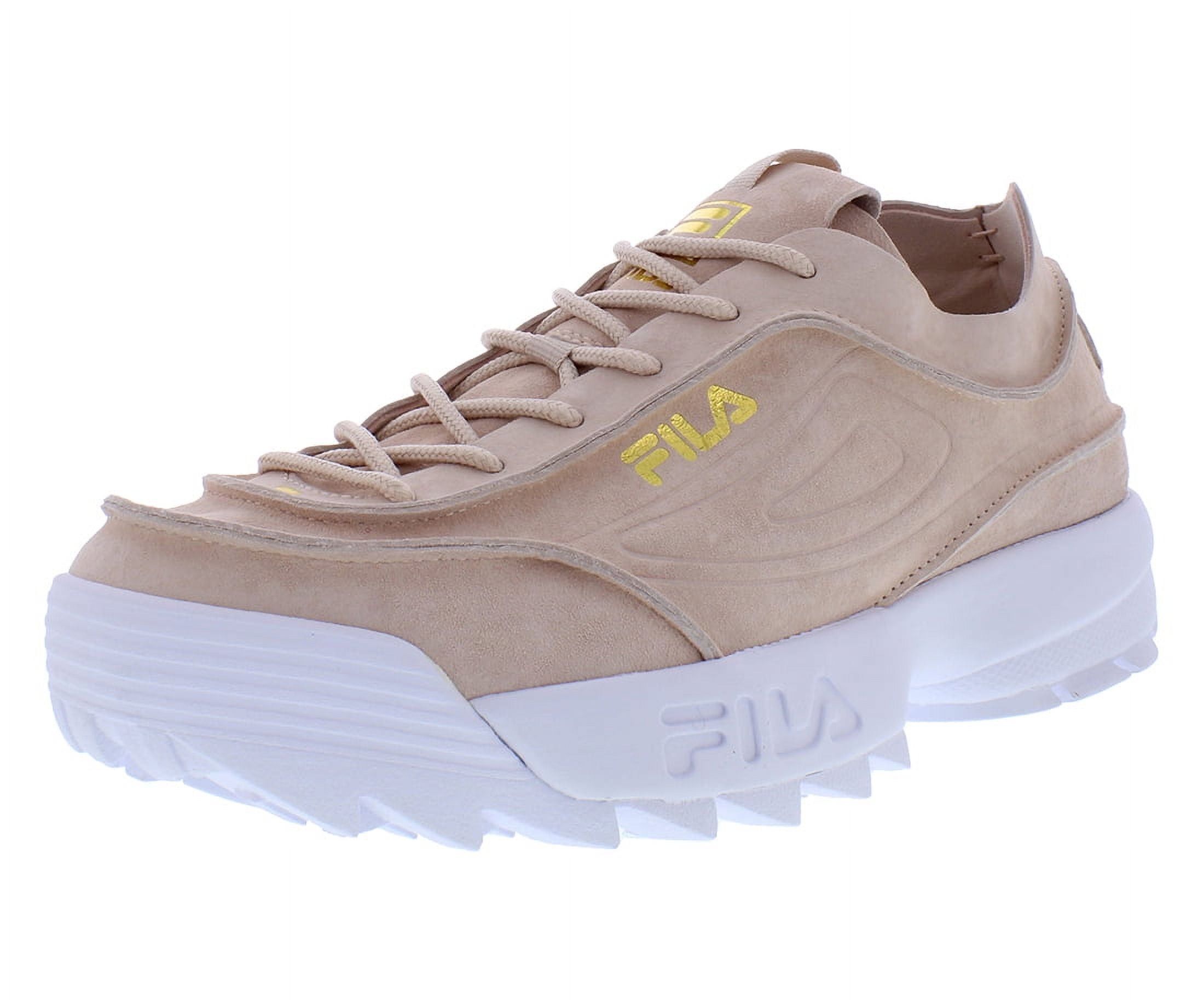 Beige Fila Disruptor Womens Chunky Sneakers Fila Disruptor Womens