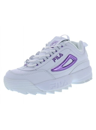 Tenis fila disruptor 2 metallic accent mujer top