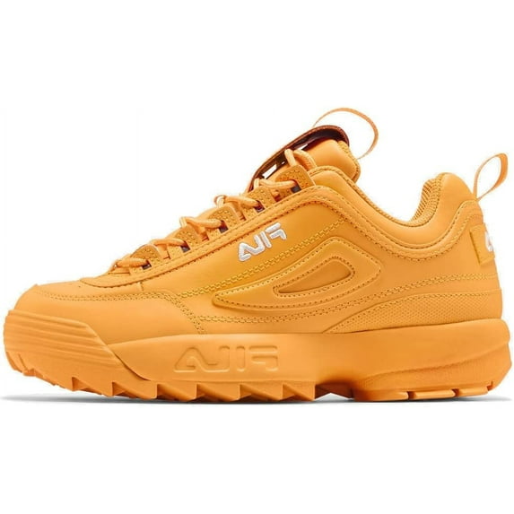 Fila Disruptor II Premium 5XM01763 Women's Marigold/White Running Shoes NR2878 (9.5)