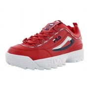Fila Disruptor II Premium Biella Mens Shoes Size 10, Color: Fila Red/Fila Navy/White