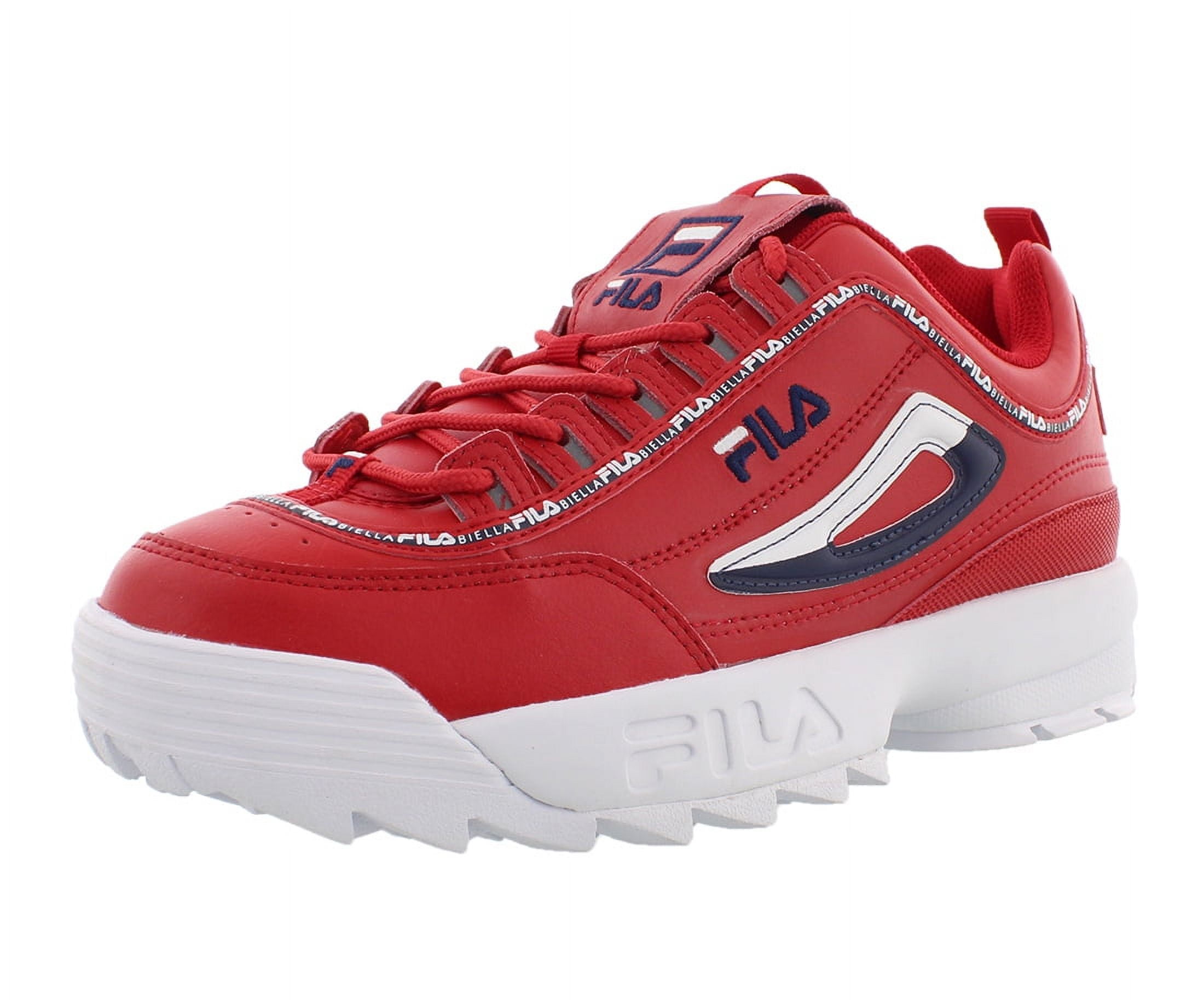 Fila Disruptor II Premium Biella Mens Shoes Size 9, Color: Red