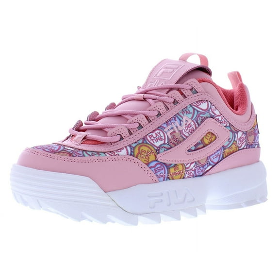 Fila Disruptor II Valentine's Day Womens Shoes Size 9, Color: Pink/Multicolored