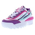 thumbnail image 1 of Fila Disruptor Ii Exp Girls Shoes Size 5, Color: White/Purple/Fusha, 1 of 5
