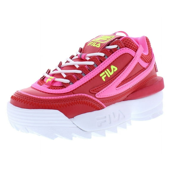 Fila Disruptor Ii Exp Girls Shoes Size 6.5, Color: Red/Pink