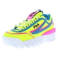 thumbnail image 1 of Fila Disruptor Ii Exp Girls Shoes Size 6.5, Color: Yellow/Blue/Fusha, 1 of 5