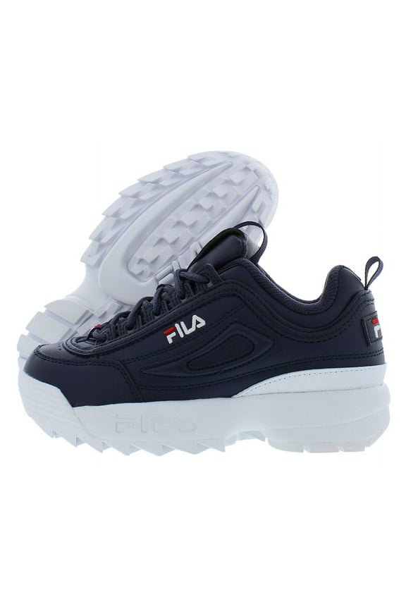 Disruptor Ii Premium Boys Shoes Size 13, Color: Navy/White