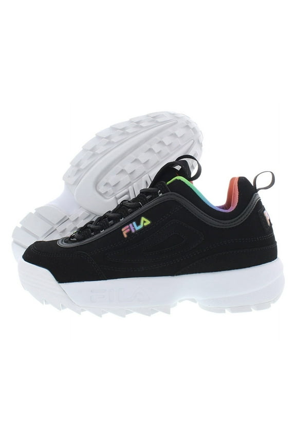 Disruptor Ii Premium Girls Shoes Size 4, Color: Black/Multi