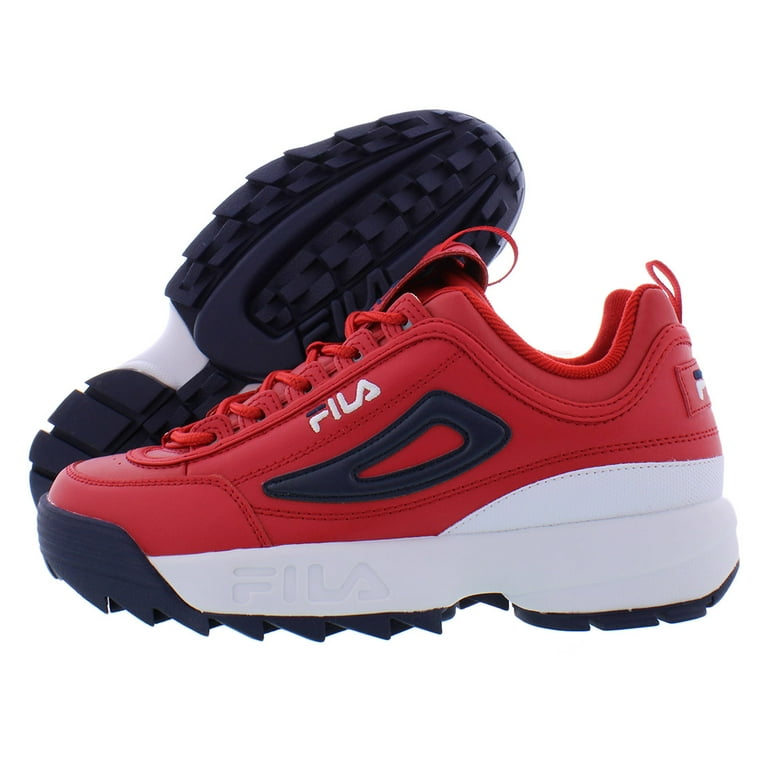 Fila Disruptor Ii Premium Mens Shoes Size 9.5 Color Red Navy Walmart