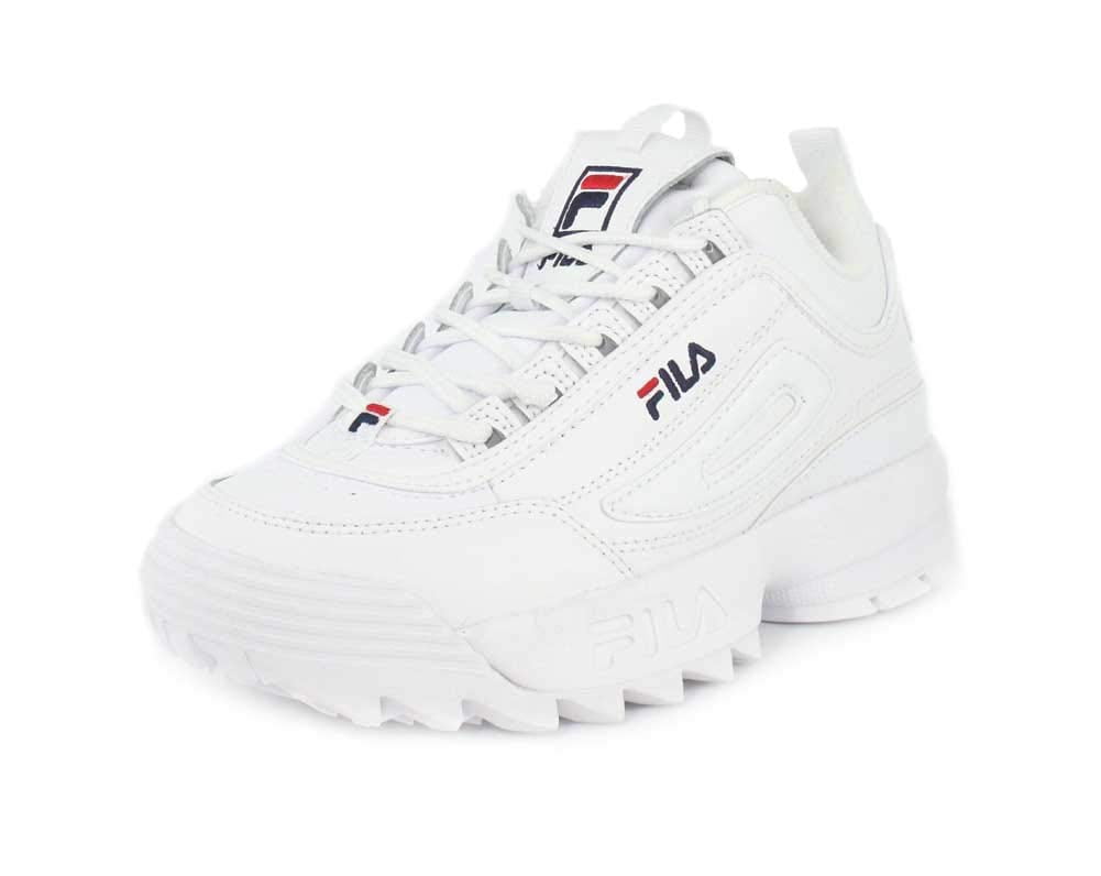 Fila Disruptor Ii Premium Sneakers White Navy Red 11 WHT/FNVY/FRED