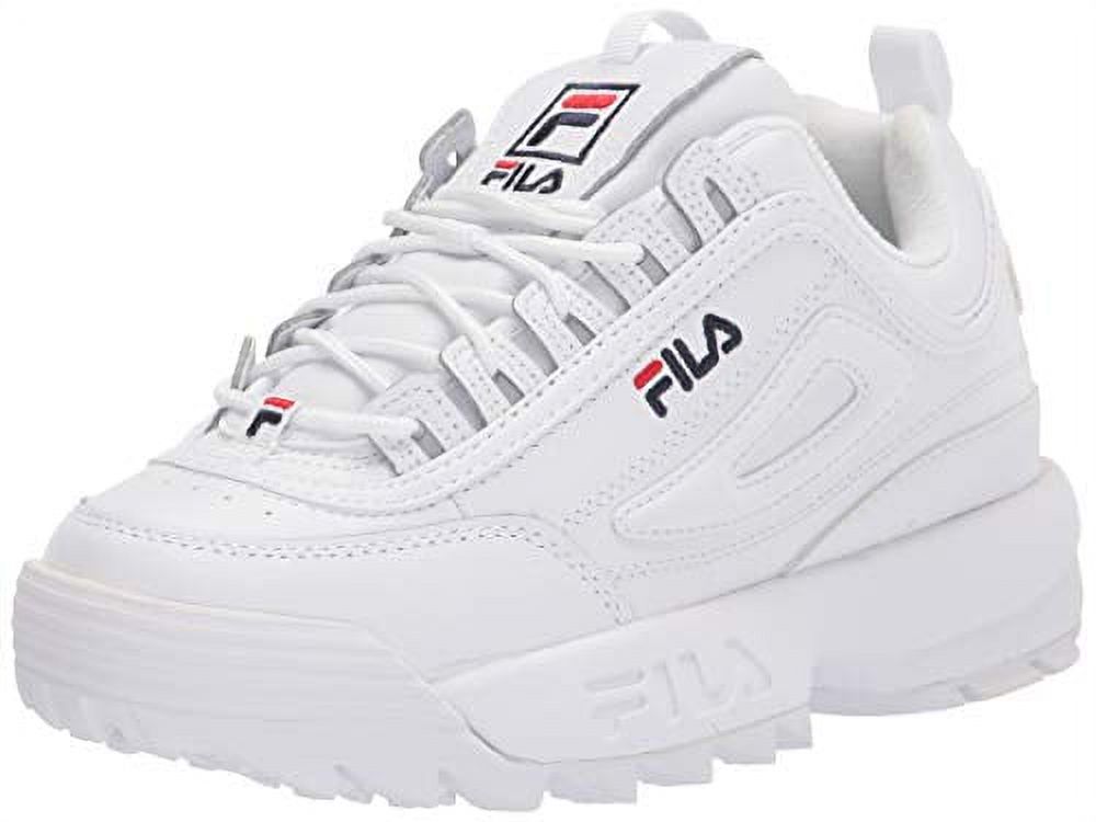 Fila Disruptor Ii Premium Sneakers White Navy Red - image 1 of 6
