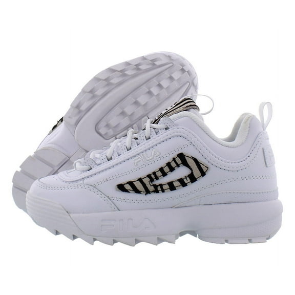 Fila Disruptor Ii Zebra Boys Shoes Size 2, Color: White