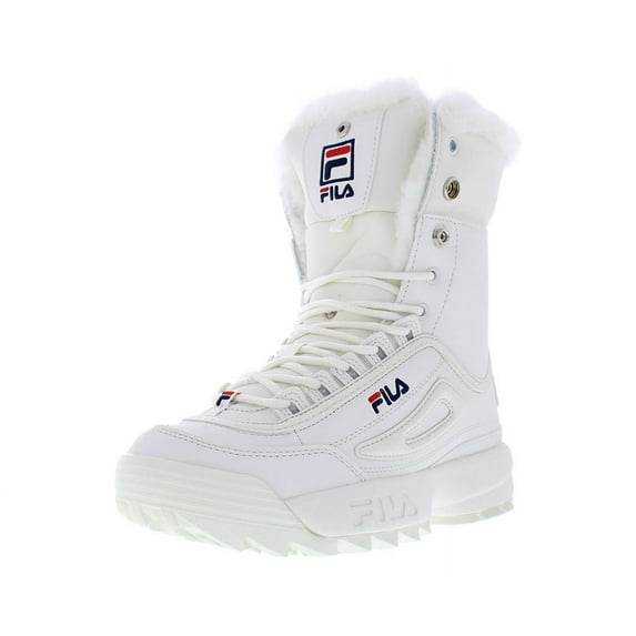Fila Disruptor Shearling Womens Shoes Size 10, Color: White