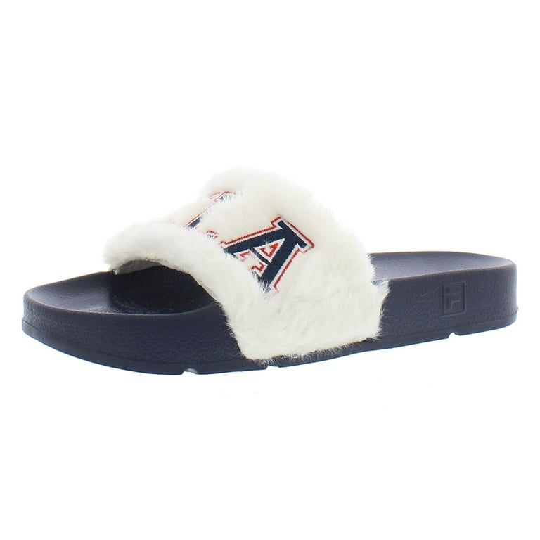 Fila Drifter Furry Collegiate Slide Womens Shoes Walmart