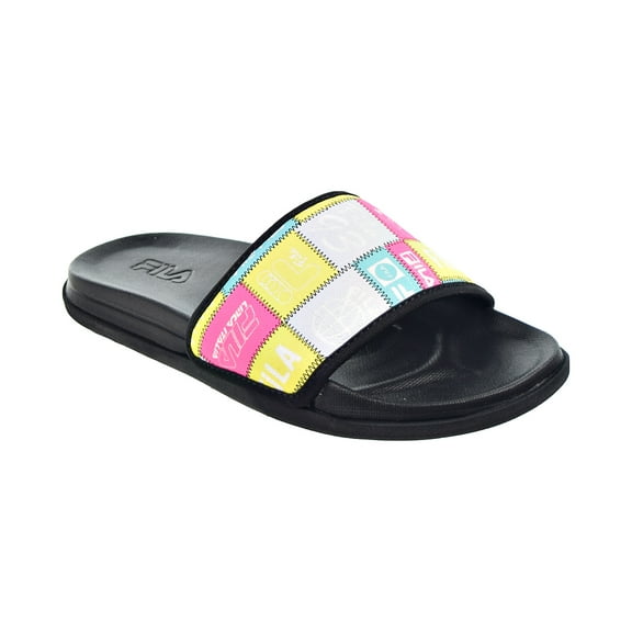Fila Drifter Lux Patchwork Women's Slide Sandals Black-Multi 5sm01554-990