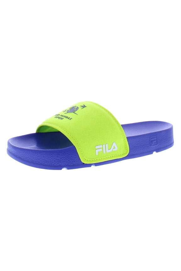 Drifter X BNP Slide Mens Shoes Size 4, Color: Blue/Neon/White