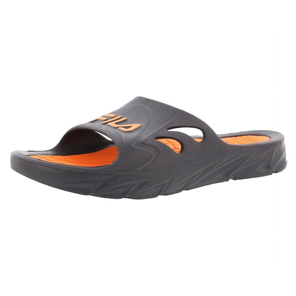 Fila Driftonic Boys Shoes Size 1, Color: Castlerock/Orange