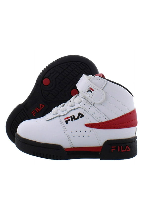 F-13 Baby Boys Shoes Size 7.5, Color: White/Red/Black