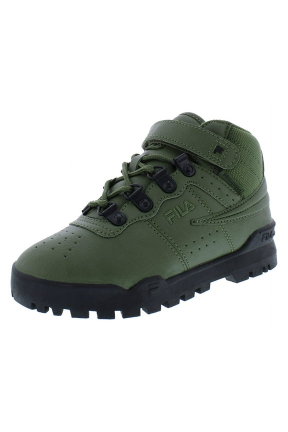 F-13 Weather Tech PS Boys Shoes Size 1.5, Color: Olive Green/Black