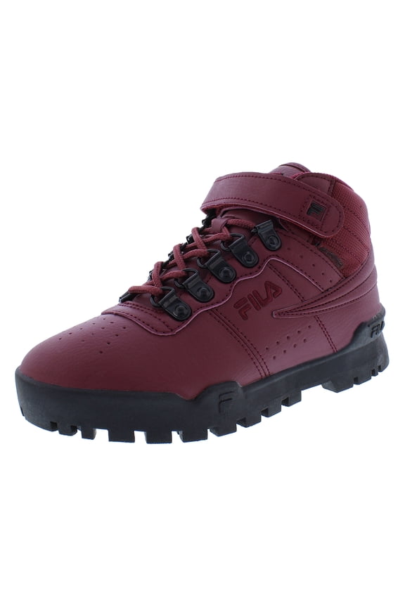 F-13 Weather Tech PS Girls Shoes Size 13, Color: Burgundy/Black
