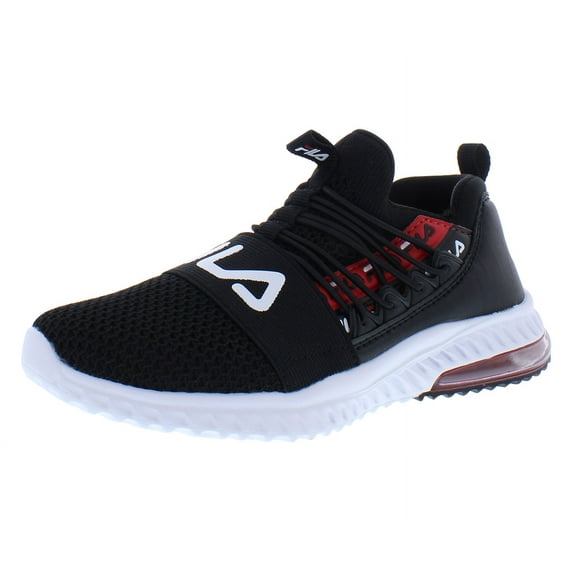 Fila Fantastiq 2 Boys Shoes Size 5, Color: Black/Red