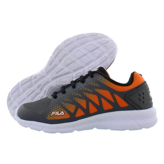 Fila Fantom 6 Boys Shoes Size 13, Color: Grey/Orange