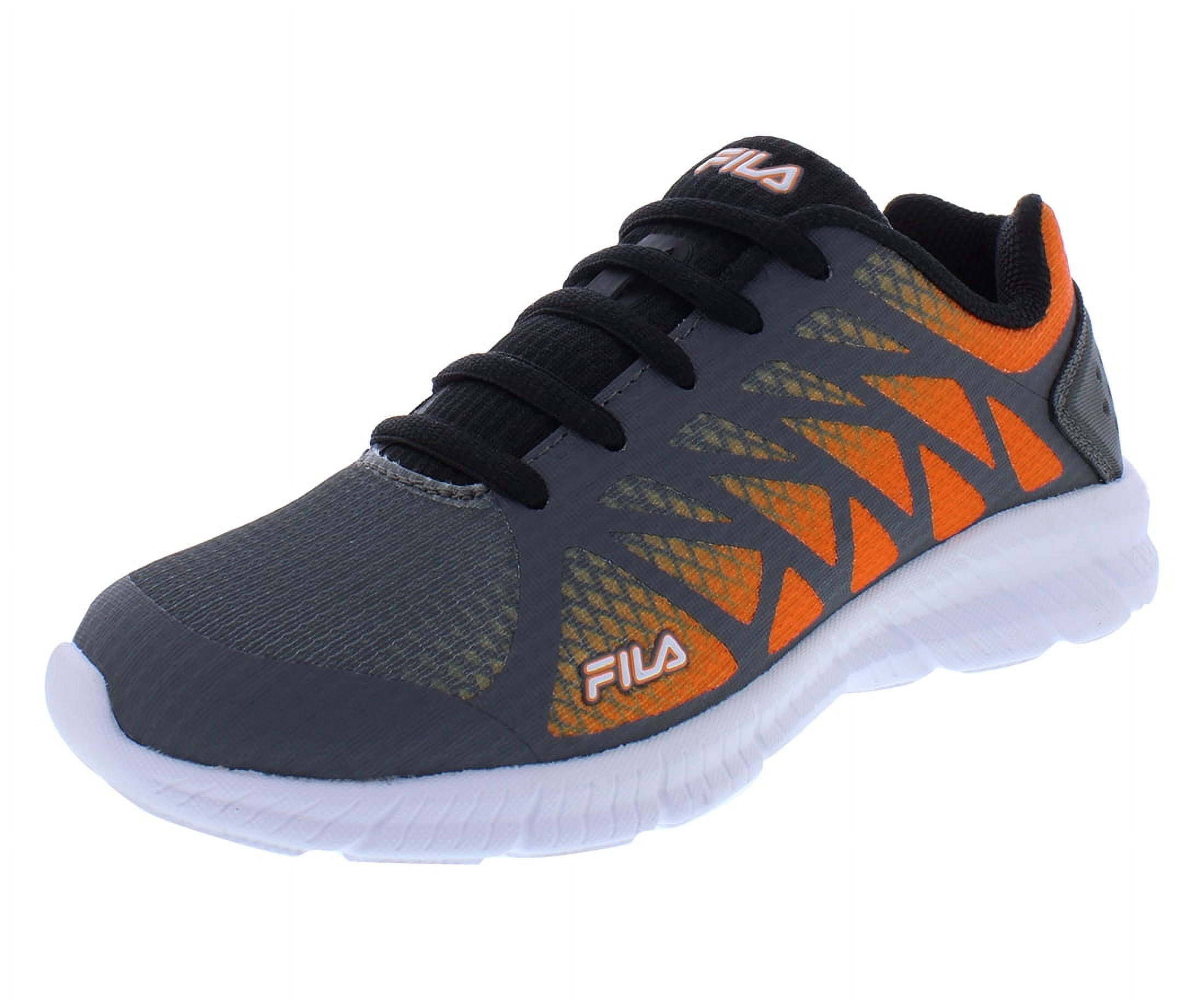 Fila Fantom 6 Boys Shoes Size 3, Color: Grey/Orange - Walmart.com