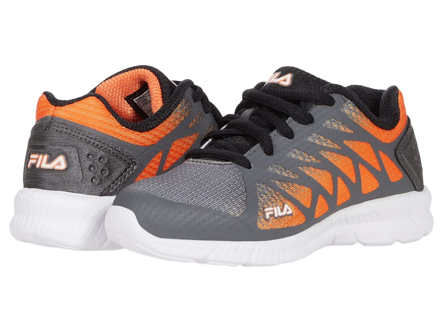 Orange fila shoes sales