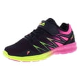 thumbnail image 1 of Fila Fantom 8 Strap Girls Shoes Size 6.5, Color: Black/Pink/Yellow, 1 of 5