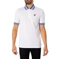 thumbnail image 1 of Fila Faraz Tipped Rib Polo Shirt, White, 1 of 5