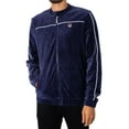 thumbnail image 1 of Fila Fonzo Velour Track Jacket, Blue, 1 of 5