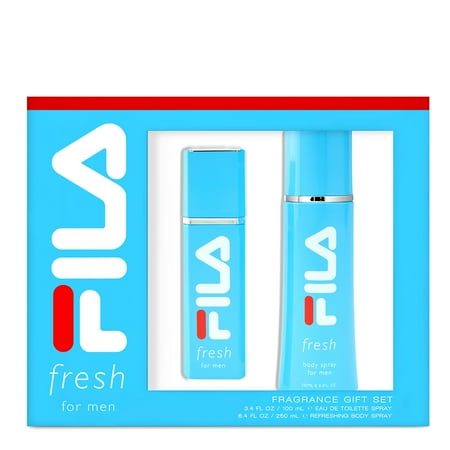 Fila Fresh Mens Body Spray and Cologne for Men Fragrance Gift Set, 2pk