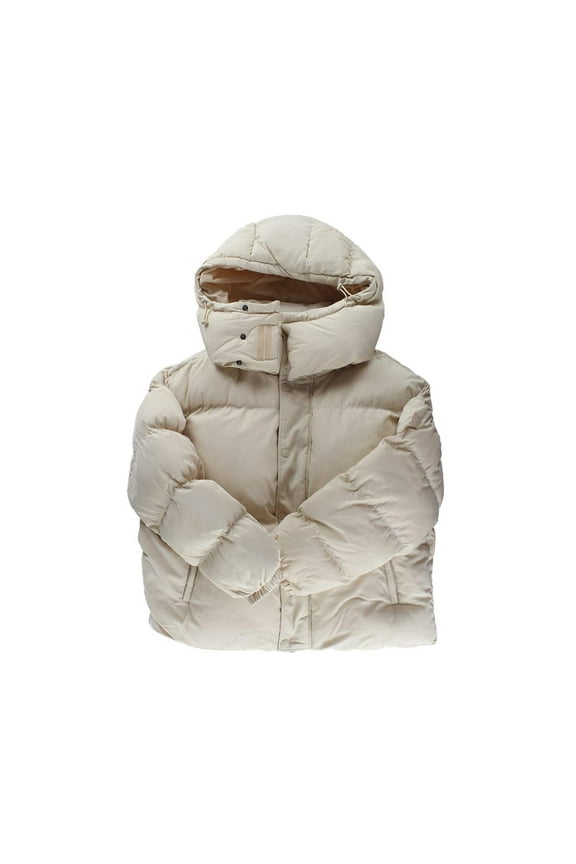 Fundamentals Super Puffer Unisex Down Jackets Size XXL, Color: Cream