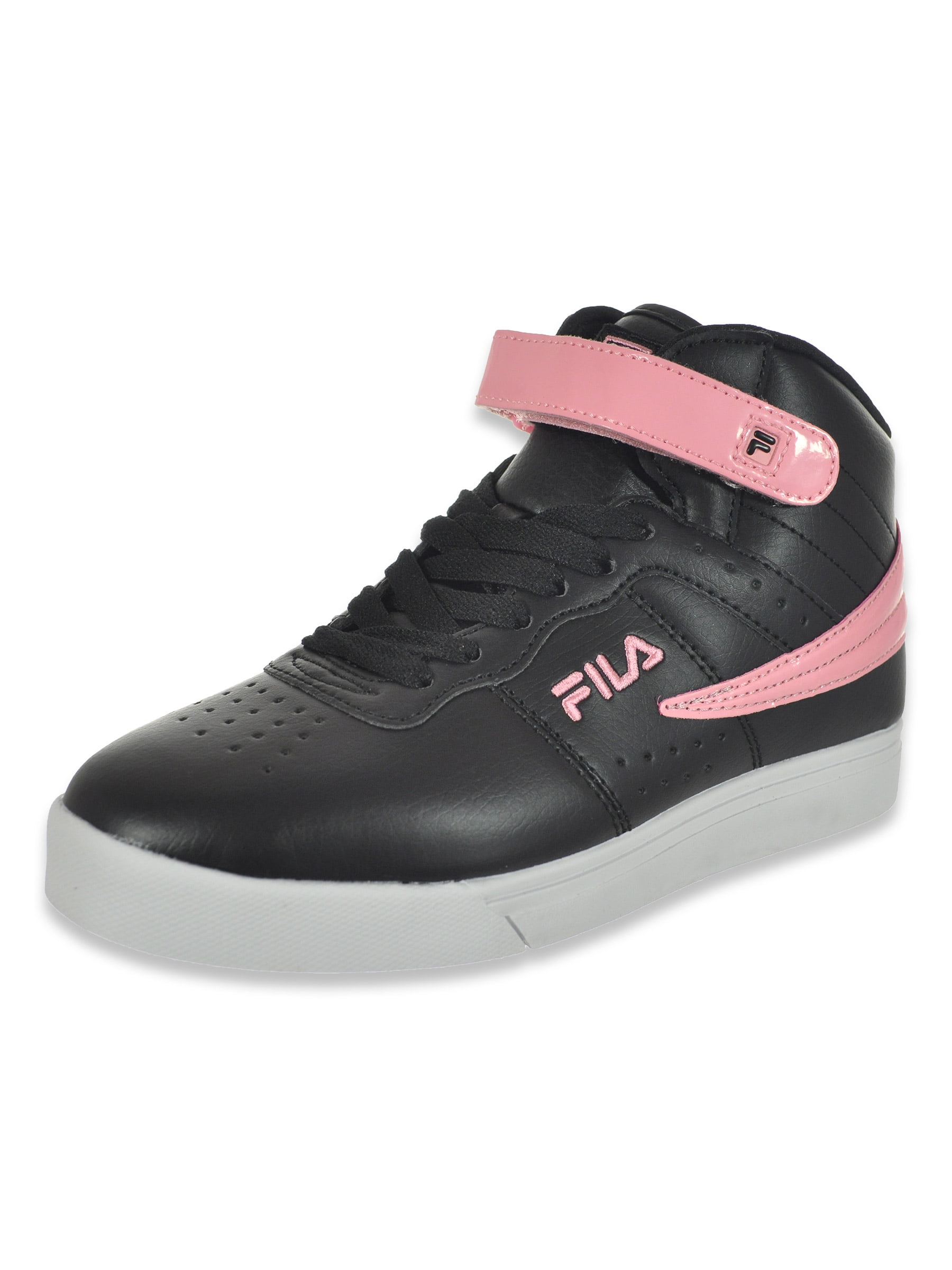 Fila Girls Vulc 13 Hi Top Sneakers black pink 4 youth Walmart