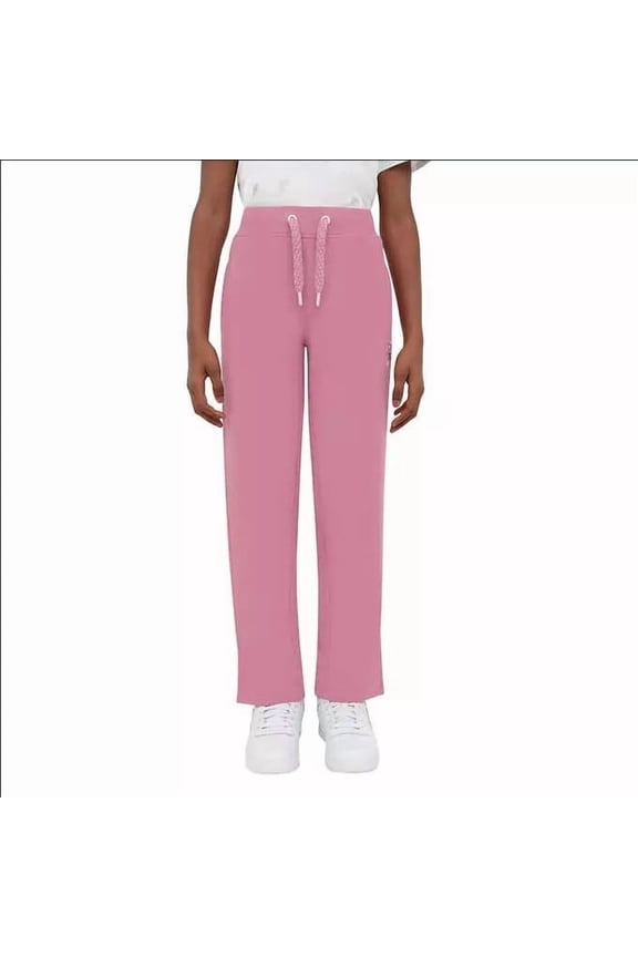 Girls Wide Leg Pants (Large 14/16 - Pink)