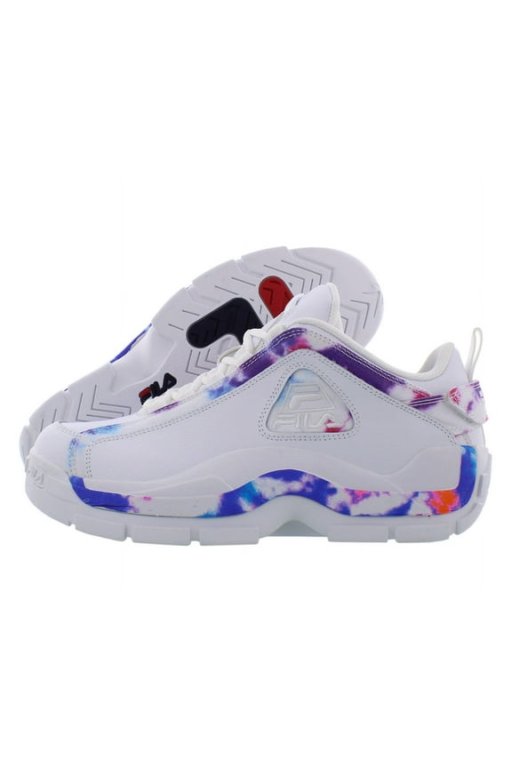 Grant Hill 2 Low Tie Dye Mens Shoes Size 10, Color: White/Purple