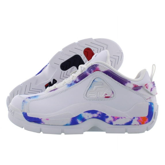 Fila Grant Hill 2 Low Tie Dye Mens Shoes Size 8, Color: White/Purple
