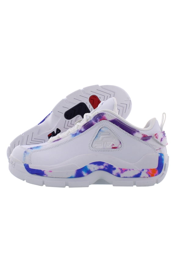 Grant Hill 2 Low Tie Dye Mens Shoes Size 9.5, Color: White/Purple