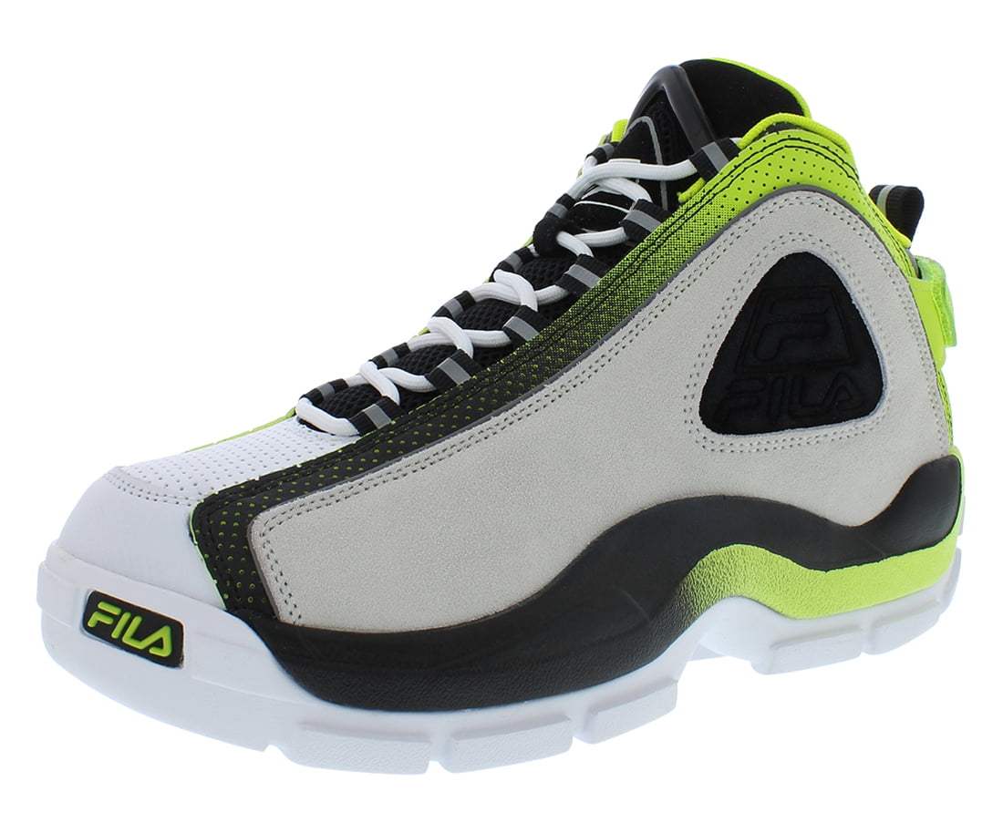 FILA MENS GRAY AND FLORESCENT GREEN ATHLETIC SHOES SIZE 8.5 FILA Landbuzzer Ombre Little & Big Kid Boys Running Shoes  main image 3