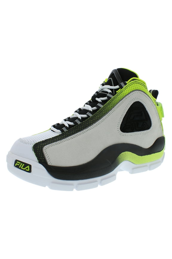 Grant Hill 2 Mens Shoes Size 7.5, Color: White/Neon Green/Grey