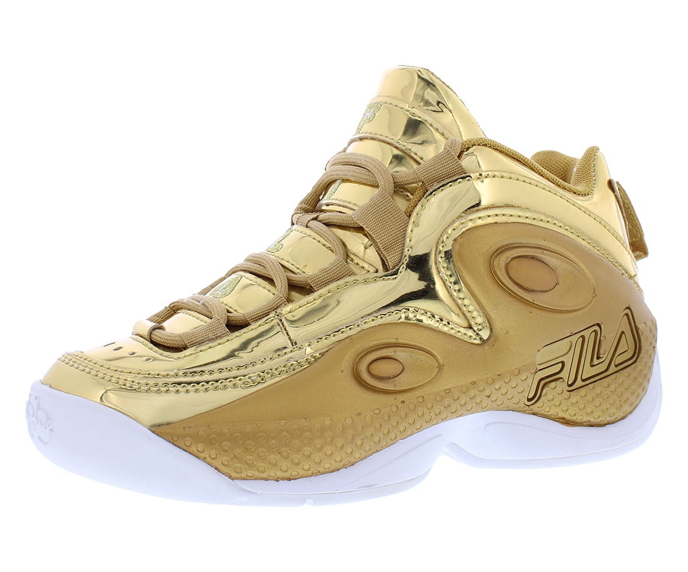 Fila Grant Hill 3 Metallic Mens Shoes Size 7 Color Metallic Gold Walmart