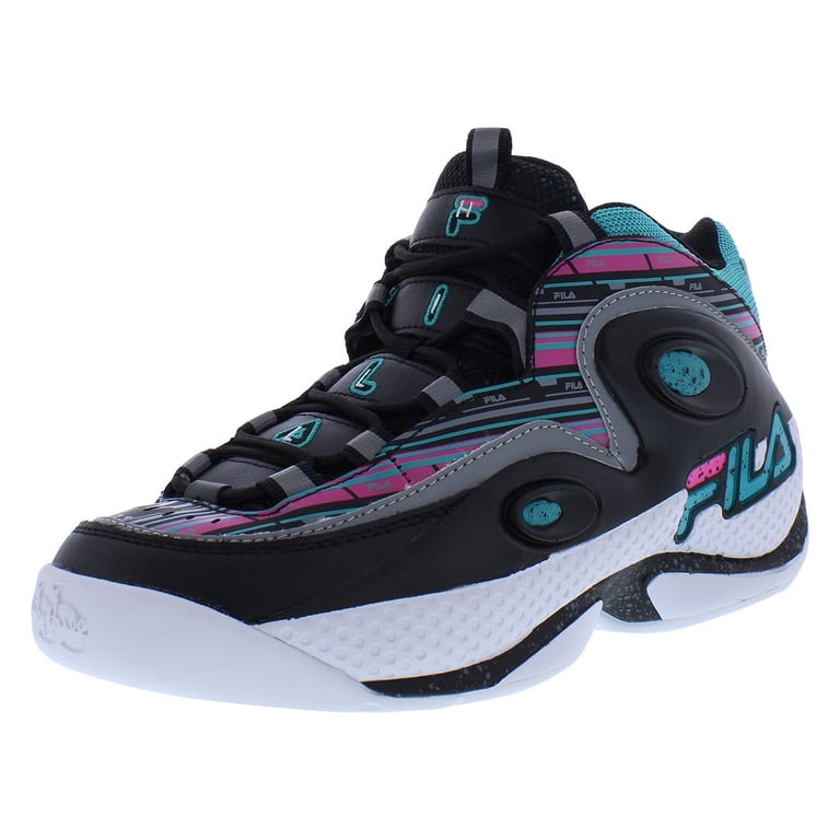 Fila Grant Hill 3 Unisex Shoes Size 7.5, Color: Black/Pink/Teal