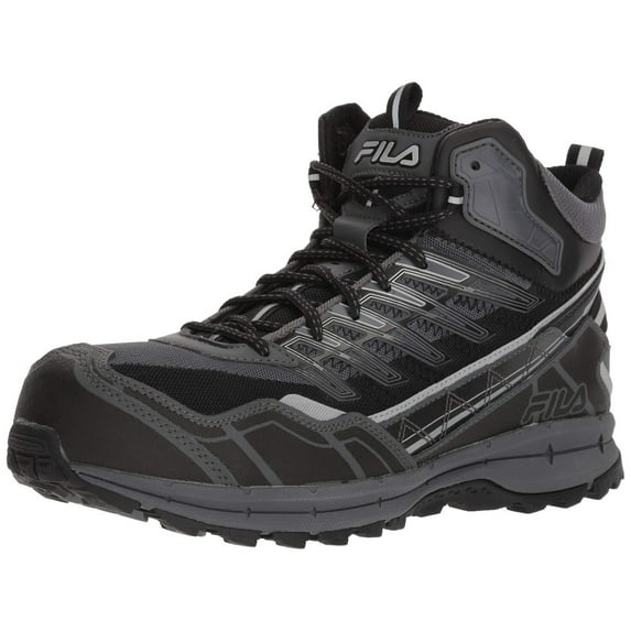 Fila Hail Storm 3 Mid Composite Toe Work Shoes Black Size CT CSRK/BLK/MSIL