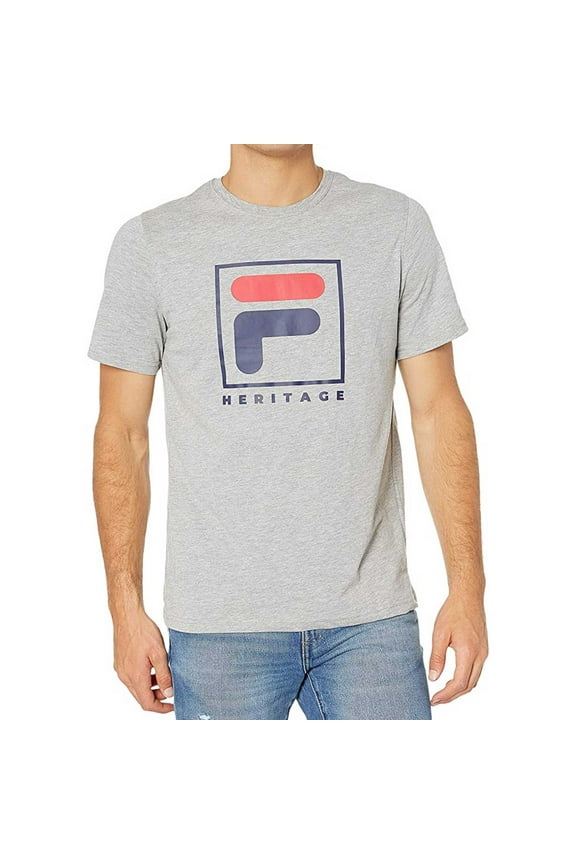Heritage F Box Logo Men's T-Shirt Heather Grey lm913787-073