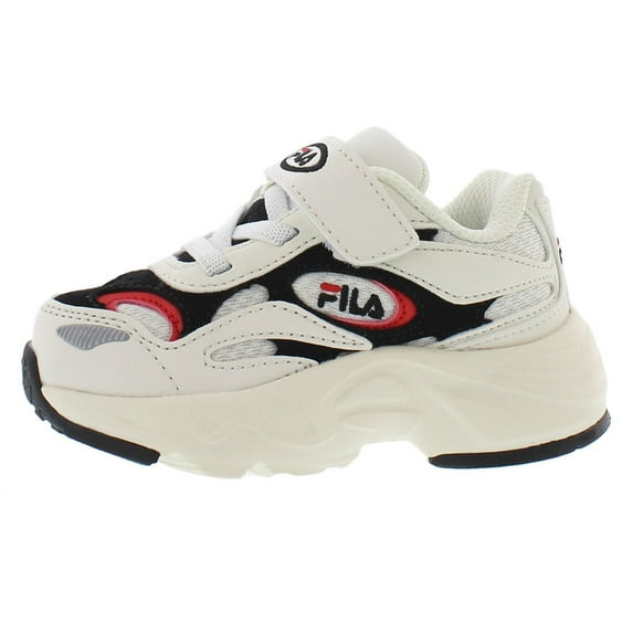 Fila Hysteria 1999 Td Baby Boys Shoes Size 6.5, Color: Cream/Black/Red