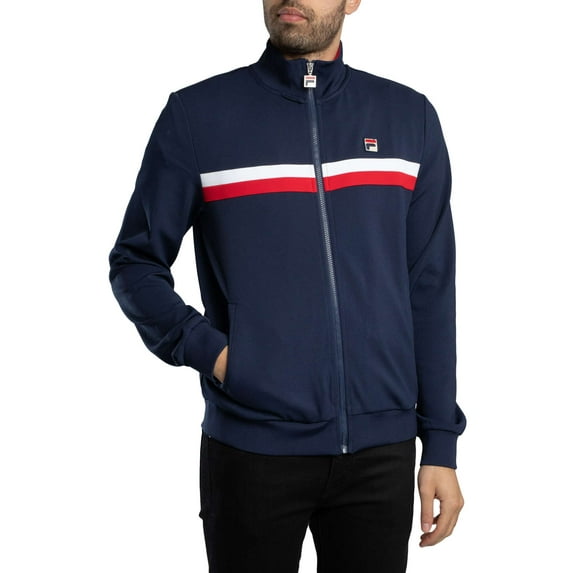 Fila Jason Colour Block Track Jacket, Blue