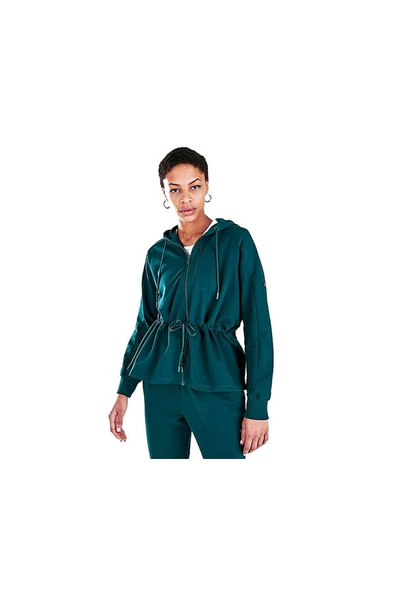 Josetet Jacket Womens Active Hoodies Size S, Color: Emerald Green